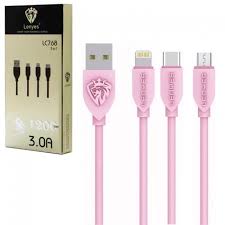 Lenyes LC768 3-in-1 Lightning, Micro USB, Type-C Data and Charging Cable Lenyes LC768 3-in-1 Lightning, Micro USB, Type-C Data and Charging Cable